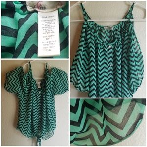 🎄L8TER Green/Black Shirt